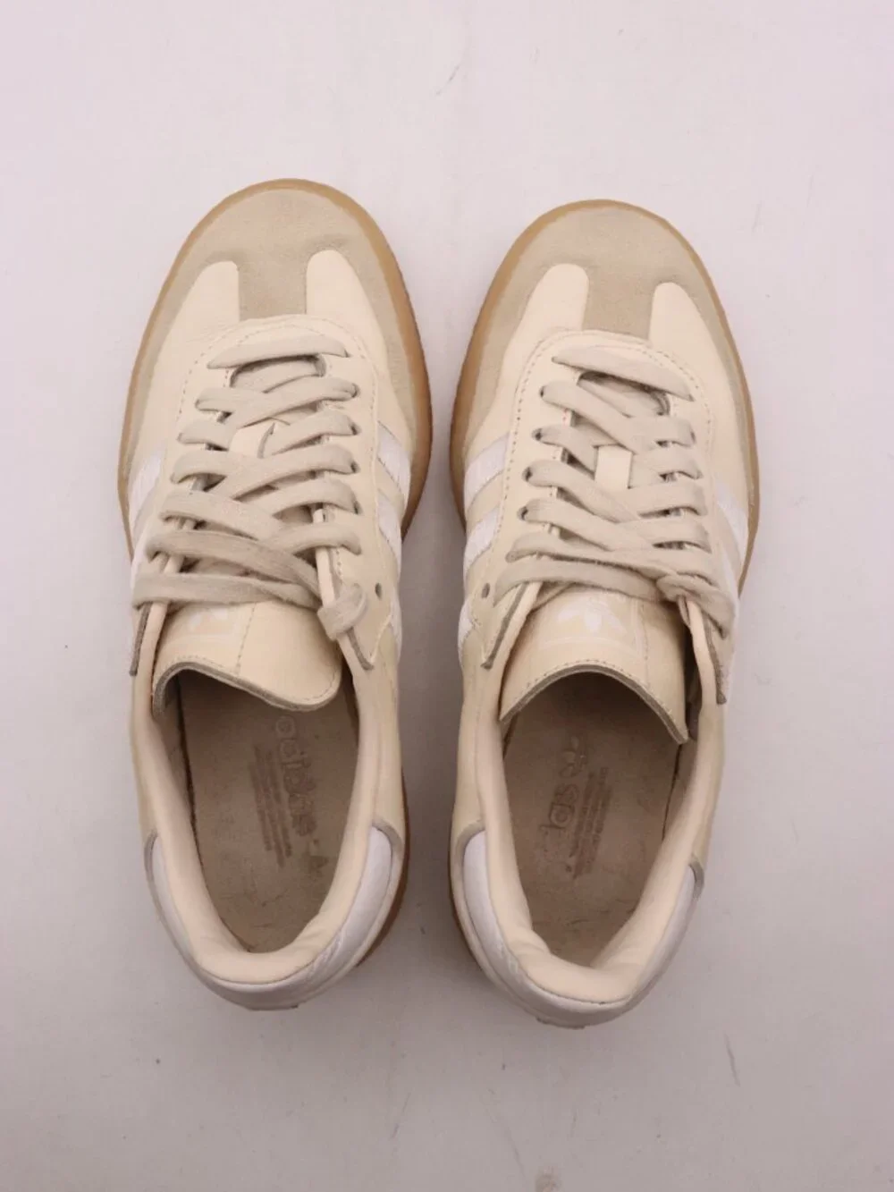 Adidas Sambae Shoes Women's Size 6.5 Wonder White Gum Sneakers Athletic Shoes
